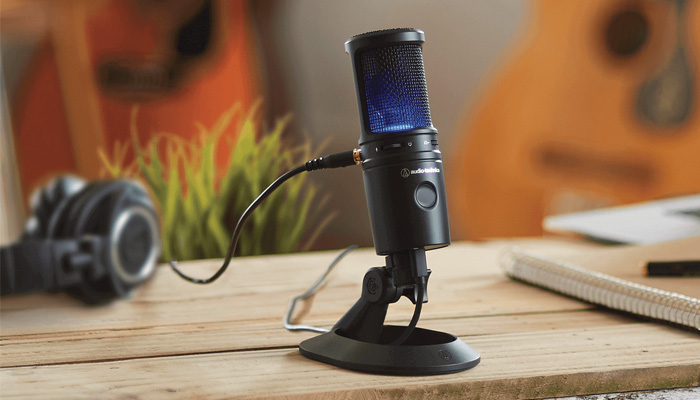 Купить микрофон для стриминга и игры Audio-Technica AT2020 USB-X Black ...